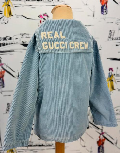 Gucci corduroy jack overgooier maat 6, Kinderen en Baby's, Kinderkleding | Maat 116, Zo goed als nieuw, Jas, Verzenden