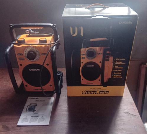 Sangean bouwradio utility radio U1 incl originele doos, Audio, Tv en Foto, Radio's, Bouwradio, Ophalen of Verzenden