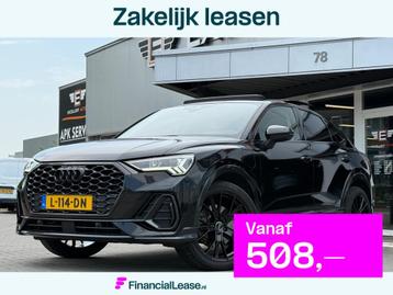 Audi Q3 Sportback 45 TFSI e Black Edition 245PK | Panoramada beschikbaar voor biedingen