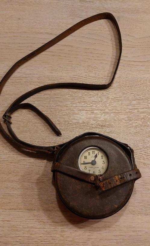 194934 antieke nachtwakersklok WD 008, Antiek en Kunst, Antiek | Klokken, Ophalen of Verzenden