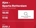 Ajax-Sparta 2kaarten vak430, Tickets en Kaartjes