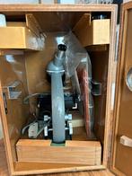 Olympus Microscoop in Houten Kist, Audio, Tv en Foto, Optische apparatuur | Microscopen, Ophalen, Gebruikt, Minder dan 400x, Biologische microscoop