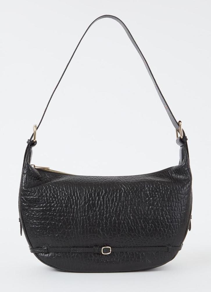 Núnoo Stella Belt schoudertas van kalfsleer met structuur., Sieraden, Tassen en Uiterlijk, Tassen | Schoudertassen, Nieuw, Overige merken