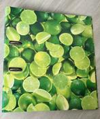 Ringmap ordner multomap groen limoen 2-rings school map, Ophalen of Verzenden, Gebruikt