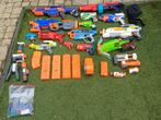 Collectie van 14 Nerf Guns en Automatische geweren  + extras, Ophalen, Gebruikt