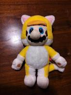 Mario Knuffel - Kattenpak Mario pluche geel, Ophalen of Verzenden, Zo goed als nieuw, Overige typen
