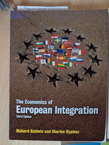 The Economics of European Integration - Baldwin & Wyplosz beschikbaar voor biedingen