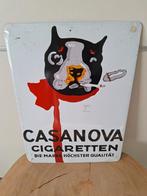 Vintage Reclamebord Casanova Sigaretten, Verzamelen, Merken en Reclamevoorwerpen, Ophalen of Verzenden, Zo goed als nieuw, Reclamebord