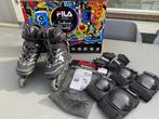 FILA inline skates mt 36-40 incl. valbeschermers, Sport en Fitness, Skeelers, Overige merken, Verstelbaar, Inline skates 4 wielen