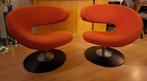 Varier Peel Club design stoel | Kleur Oranje | Draaibaar!!, Huis en Inrichting, Fauteuils, Ophalen, Gebruikt, 75 tot 100 cm, 75 tot 100 cm