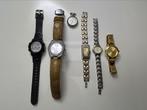 Lotje vintage horloges., Overige merken, Leer, Staal, Ophalen of Verzenden