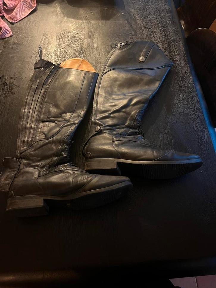 Leren Mountain Horse Paardrijlaarzen Maat 41, Dieren en Toebehoren, Paardrijkleding, Dames, Ophalen