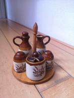 Vintage Keukenstel - Olie, Azijn, Zout, Peper, Ophalen of Verzenden