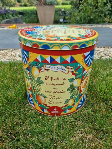 Pannetone Dolce & Gabbana Blik - Verzamelobject beschikbaar voor biedingen