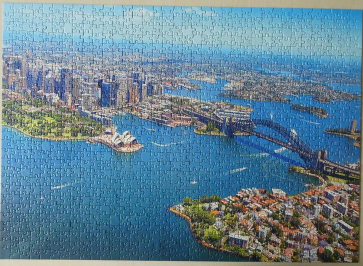 Sydney. Ravensburger 1000 stukjes, Hobby en Vrije tijd, Denksport en Puzzels, Gebruikt, Legpuzzel, 500 t/m 1500 stukjes, Ophalen of Verzenden