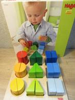 Haba houten blokken sorteerspel sorteerpuzzel, Ophalen of Verzenden, Gebruikt