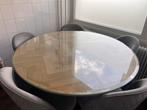 Eettafel en stoelen, Ophalen of Verzenden, Gebruikt, Rond, 100 tot 150 cm
