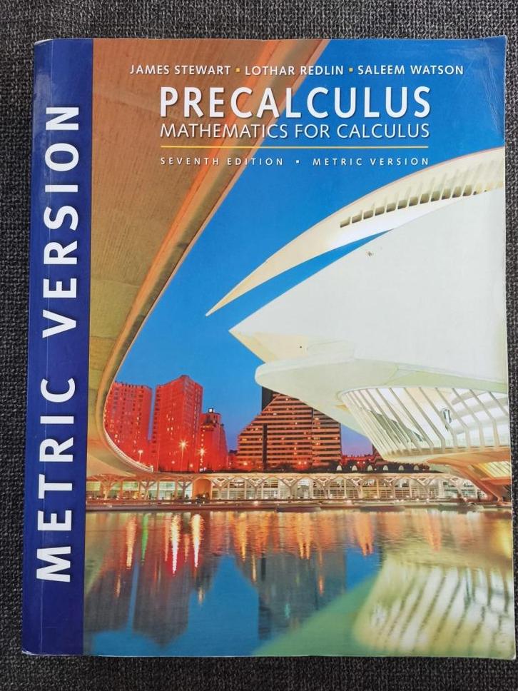 Precalculus: Mathematics for Calculus - James Stewart, Boeken, Studieboeken en Cursussen, Zo goed als nieuw, WO, Beta, Ophalen of Verzenden