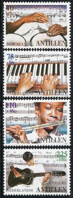 Nederlandse antillen nvph nrs. 1191/1194 Postfris muziek, Postzegels en Munten, Postzegels | Nederlandse Antillen en Aruba, Verzenden