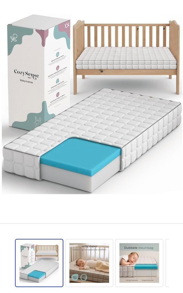 - NIEUW - Baby Matras 60x120 cm – Ledikant Matras –, Huis en Inrichting, Slaapkamer | Matrassen en Bedbodems, Nieuw, Matras, 70 cm of minder