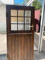 Tuinhuis deur plus raam gratis, Doe-het-zelf en Verbouw, Deuren en Horren, Ophalen, Gebruikt, 80 tot 100 cm, Minder dan 200 cm