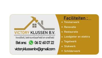 Klussen bv voor al u binnen en buiten beschikbaar voor biedingen