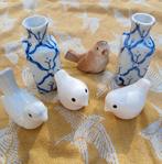 Vaasjes+vogeltjes, Huis en Inrichting, Overige kleuren, Ophalen of Verzenden, Minder dan 50 cm, Glas