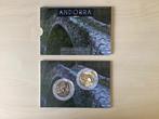 Andorra 2 x 1,25 euro in coincard (Narcis en brug Margineda), Postzegels en Munten, Munten | Europa | Euromunten, Setje, Overige waardes