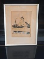 litho Gerard van Berkel Katwijk aan zee Andreaskerk, Antiek en Kunst, Kunst | Litho's en Zeefdrukken, Ophalen