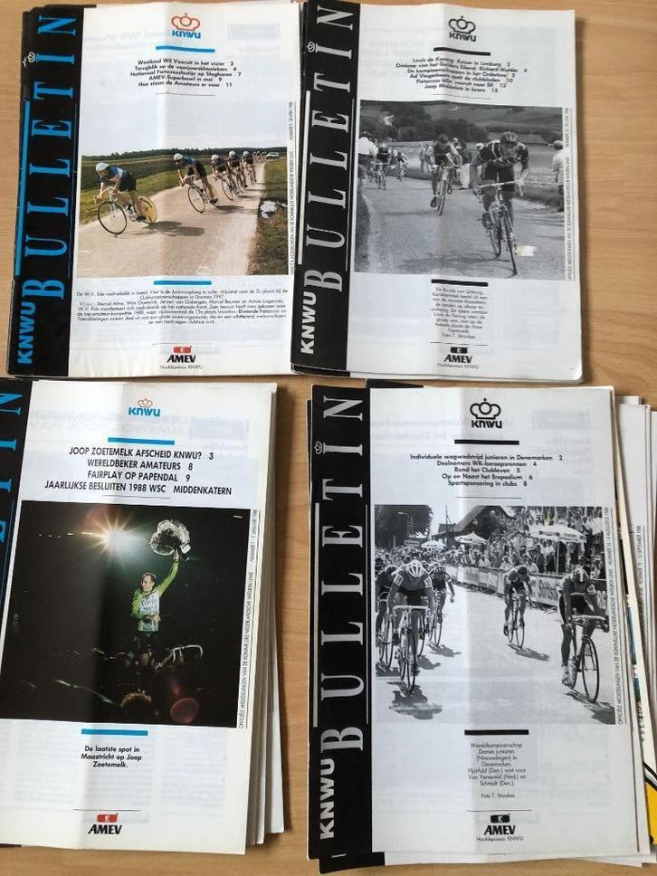 Wielrennen 1 jaar KNWU Bulletin 1988, Sport en Fitness, Wielrennen, Gebruikt, Overige typen, Ophalen of Verzenden