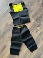 Thermische sportkleding afslank sauna sweat top en legging M, Maat 38/40 (M), Zwart, Nieuw, Ophalen of Verzenden