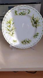 Royal Albert January Flowers bord, Ophalen of Verzenden