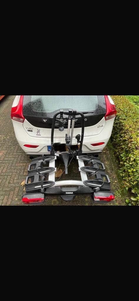 Thule Fietsendrager voor 3 Fietsen, Auto diversen, Fietsendragers, Gebruikt, Trekhaakdrager, 3 fietsen of meer, Elektrische fiets