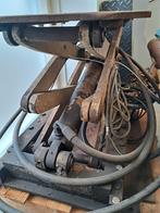 Tk zware hydraulische schaarlift heftafel stalen blad., Ophalen, Gebruikt