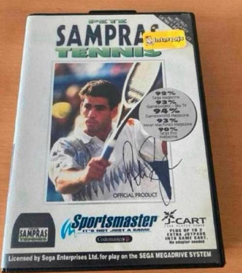 Sampras Tennis (Sega mega drive), Spelcomputers en Games, Games | Sega, Zo goed als nieuw, Mega Drive, Sport, 3 spelers of meer