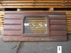 Restanten van grenen blokhutdelen, Ophalen of Verzenden, Gebruikt, Minder dan 180 cm, Planken