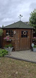 Hoekblokhut, Tuin en Terras, Blokhut, 2 ramen, Hout, Ophalen
