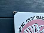 Emaille bord Anbos, Reclamebord, Ophalen of Verzenden, Zo goed als nieuw, Nvt
