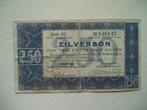 566. Nederland, zilverbonnen 2 1/2 gulden 1938., Verzenden, 2½ gulden, Los biljet