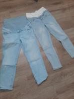 Zwangerschapsbroeken, Kleding | Dames, Positiekleding, Maat 38/40 (M), Blauw, Ophalen of Verzenden, Gedragen