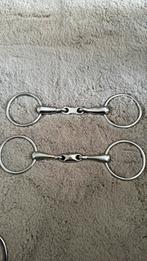 2x bit watertrens dubbelgebroken 15.5 cm, Ophalen of Verzenden, Gebruikt, Overige soorten