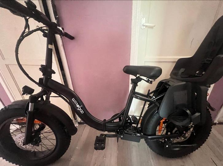 Fatbike Wingo Pro E 20 + Kinderzitje + exta zitje & Loqater, Fietsen en Brommers, Elektrische fietsen, Gebruikt, Overige merken