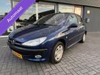✅ Peugeot 206 1.4 Automaat 5D 2001 Blauw Nieuwe APK, Auto's, Peugeot, Stof, Blauw, Bedrijf, 39 €/maand