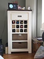 Wijnkast met lades en flessenrek, Huis en Inrichting, Kasten | Buffetkasten, Met plank(en), Minder dan 50 cm, 100 tot 150 cm, Ophalen of Verzenden