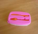 Fuchsia roze brooddoos boterhamdoos lunchbox broodtrommel, Ophalen of Verzenden