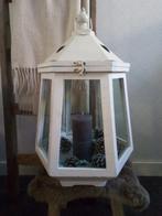 Riverdale windlicht, Huis en Inrichting, Woonaccessoires | Kandelaars en Kaarsen, Ophalen, Gebruikt, Hout, Minder dan 25 cm