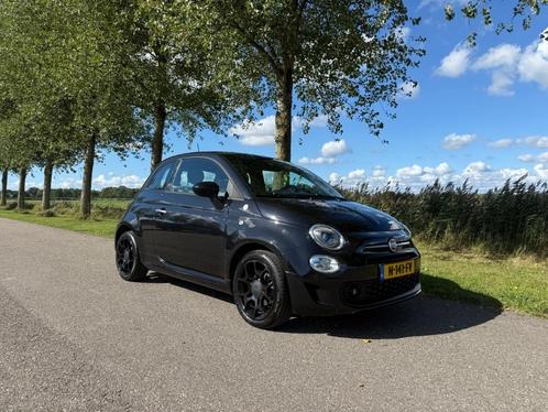 Fiat 500 1.0 70pk Hybrid Hey Google  2021 Zwart, Auto's, Fiat, Bedrijf, ABS, Airbags, Airconditioning, Alarm, Android Auto, Apple Carplay