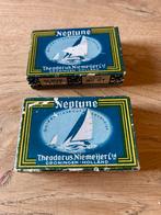 Vintage Neptune Tabaksdoosjes Niemeyer Groningen, Verzamelen, Ophalen of Verzenden, Gebruikt, Tabaksdoos of Verpakking
