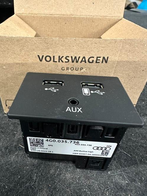 Audi A3 Q2 A6 S6 A7 S7 RS7 RS6 C7 4G usb hub aux poort, Auto-onderdelen, Elektronica en Kabels, Audi, Nieuw, Verzenden