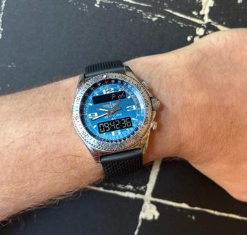 Breitling B-1 heren horloge full set doos papieren rubber  beschikbaar voor biedingen